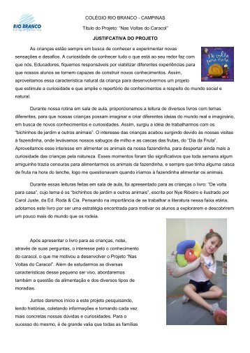 Infantil I D - Profa. Bárbara - Colégio Rio Branco