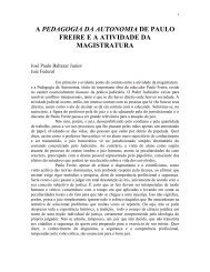 A pedagogia da autonomia de Paulo Freire e a atividade ... - Esmafe