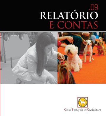 Relatório e Contas 2009 - Clube Português de Canicultura
