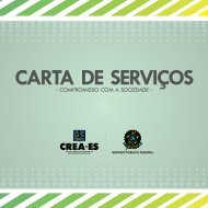 CARTA DE SERVIÇOS - Crea-ES