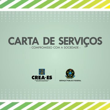 CARTA DE SERVIÇOS - Crea-ES