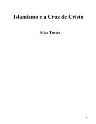 Islamismo e a Cruz de Cristo.pdf - Instituto ANTROPOS