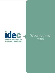 Relatório Anual 2010 - Idec