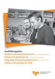 Elektro-Projektleiter/in - ZbW Zentrum für berufliche Weiterbildung