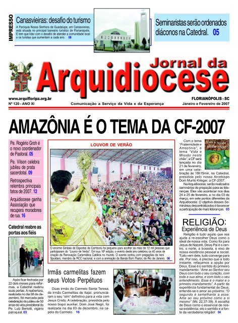 Janeiro-Fevereiro 2007.p65 - Arquidiocese de Florianópolis