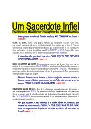 Um Sacerdote Infiel - Tabernáculo A Voz de Deus