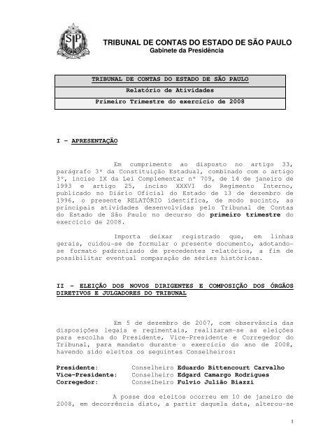 rel1t08.pdf (733.49 KB) - Tribunal de Contas do Estado de São Paulo