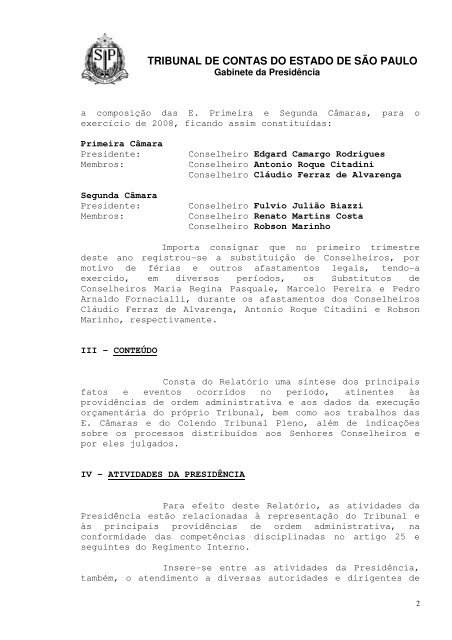 rel1t08.pdf (733.49 KB) - Tribunal de Contas do Estado de São Paulo