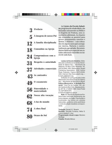 A luz do mundo Nossa alta vocação 56 Paternidade e maternidade ...