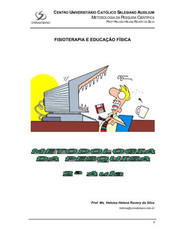 METODOLOGIA DA PESQUISA - 2ª AULA.pdf - unisalesiano