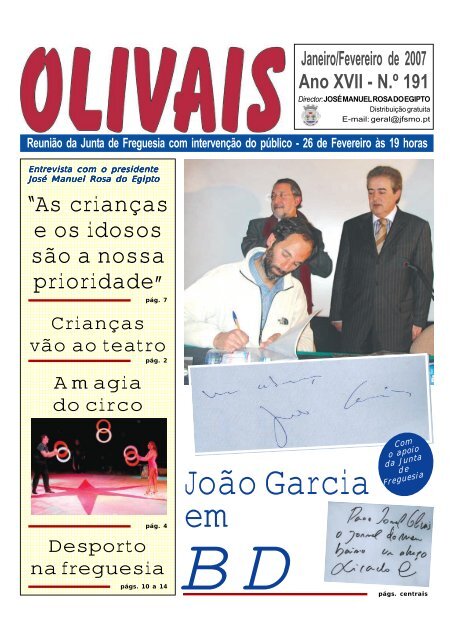 João Garcia em - Junta de Freguesia dos Olivais