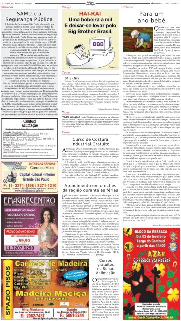 Edição 1312 - Jornal do Cambuci & Aclimação