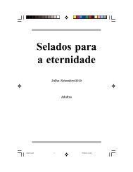 Selados para a eternidade - Adventistas do 7º Dia - Movimento de ...