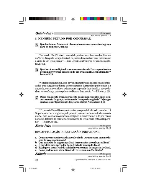 Selados para a eternidade - Adventistas do 7º Dia - Movimento de ...