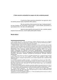 O título executivo extrajudicial nos seguros de vida e aci… - IBDS