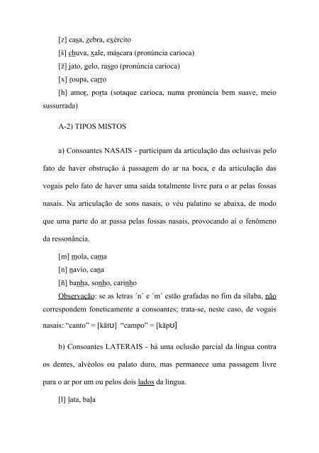 Fonologia Conteudista: Profa. Ana Lúcia dos Prazeres Costa ...