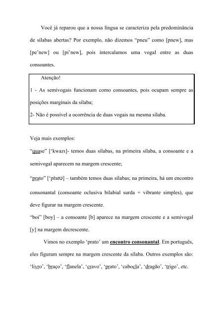 Fonologia Conteudista: Profa. Ana Lúcia dos Prazeres Costa ...