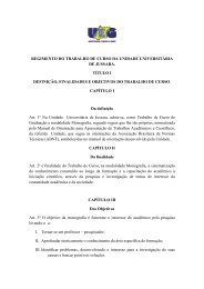 REGIMENTO DO TRABALHO DE CURSO DA UNIDADE ... - UEG.