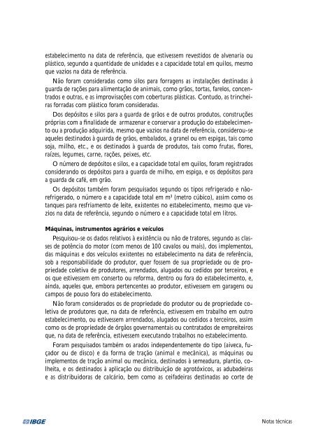 Censo Agropecuário 2006 - Resultados Preliminares - IBGE