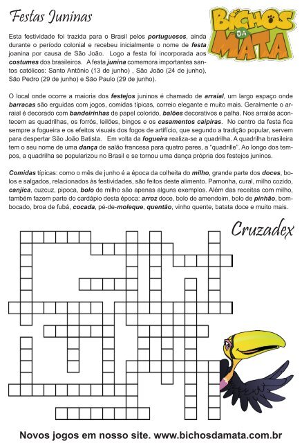 Cruzadex Bichos Da Mata