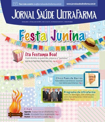Êta Festança Boa! - Jornal Saúde UltraFarma