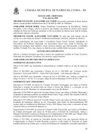 câmara municipal de flores da cunha – rs - Câmara de Vereadores ...