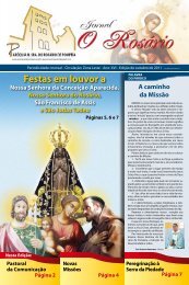 Festas em louvor a - Paróquia Nossa Senhora do Rosário de Pompéia