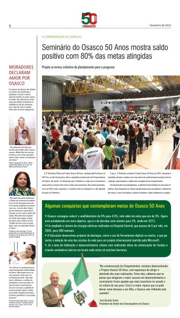 JORNAL OSASCO 50.indd - Prefeitura de Osasco