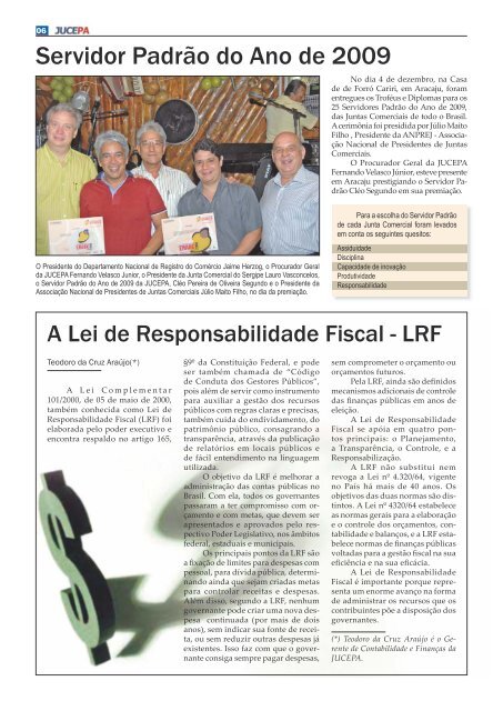 Informativo nº 63 - Jucepa.com - Governo do Estado do Pará
