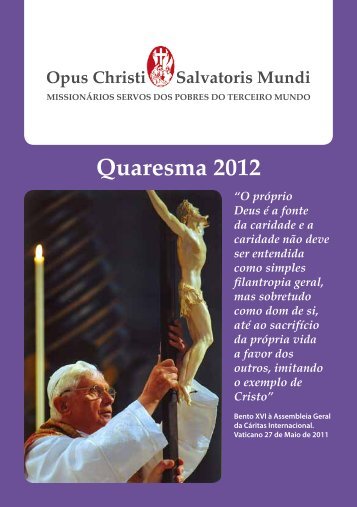 Quaresma 2012 - Misioneros Siervos de los Pobres del Tercer Mundo