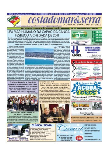 um mar humano em capão da canoa festejou - Jornal Costa do Mar ...