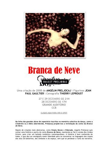 Branca de Neve - CCB