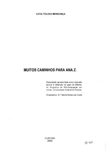 D - MENDONCA, CATIA TOLEDO.pdf - Universidade Federal do ...