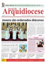 Jornal 178 - Maio 2012.pmd - Arquidiocese de Florianópolis