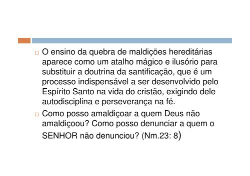 NEOPENTECOSTALISMO: O OUTRO LADO DA MOEDA Por ...