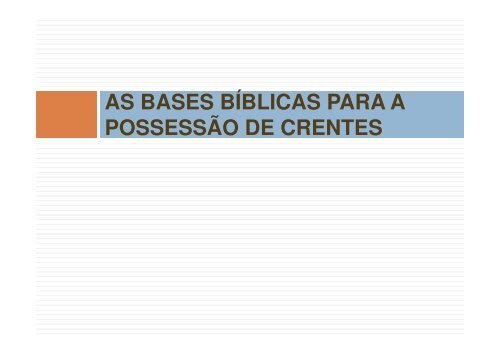 NEOPENTECOSTALISMO: O OUTRO LADO DA MOEDA Por ...