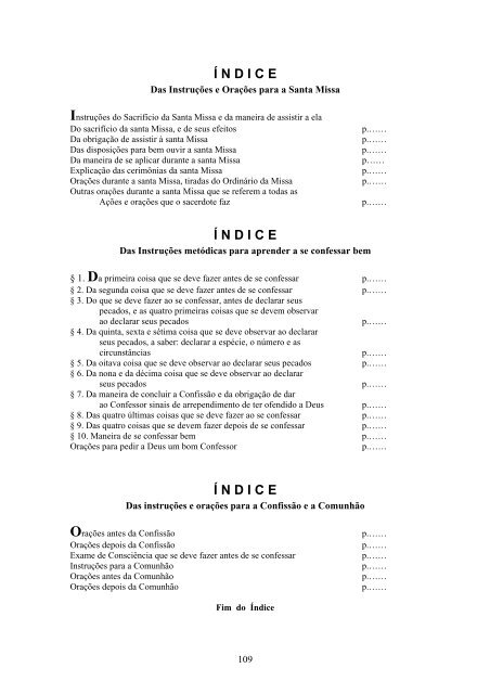 INSTRUÇÕES ORAÇÕES PARA A SANTA MISSA ... - Portal La Salle