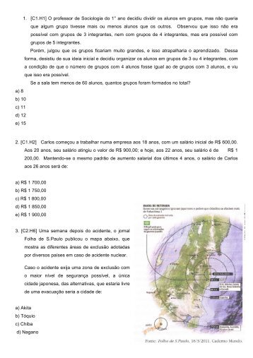 Lista de Exercícios - Desconversa