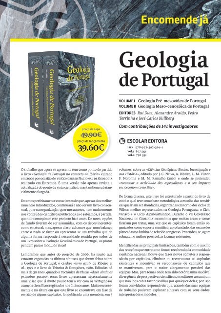 MAIS INFO - Associação Portuguesa de Geólogos
