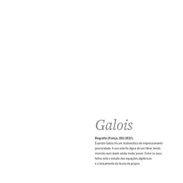 Galois + 15 - Jorge Nuno Silva