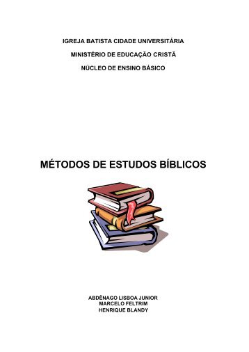 MÉTODOS DE ESTUDOS BÍBLICOS - IBCU
