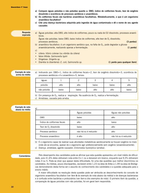 A Unicamp comenta suas provas - Comvest - Unicamp