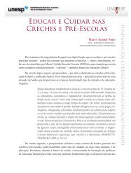 EDUCAÇÃO INFANTIL E AS PRÁTICAS DE CUIDAR E EDUCAR ...