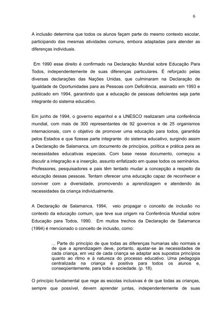 FUNDAMENTOS DA EDUCAÇÃO ESPECIAL - Secretaria de Estado ...