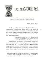 cultura e barbárie: razão, fé e revolução - GT Nacional de História ...