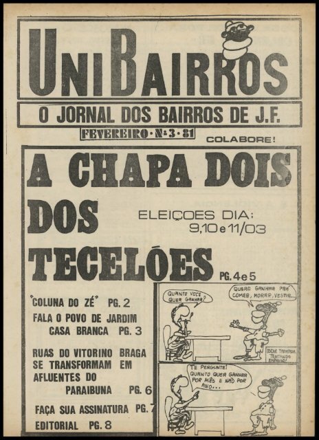 O JORNAL DOS BAIRROS DE J.F.