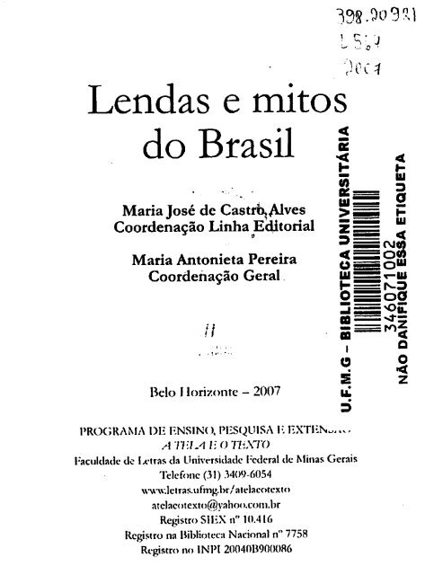 Lendas e Mitos do Brasil - UFMG