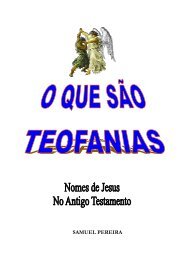 Teofanias - Igreja Evangélica em Silvalde