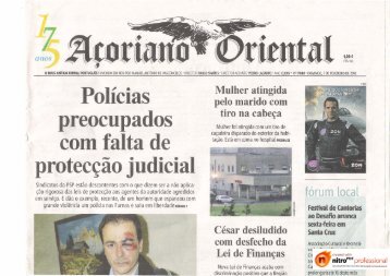 açoriano oriental - Sindicato Nacional da Polícia SINAPOL