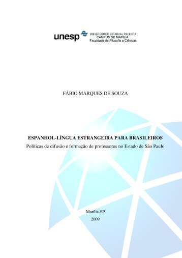 espanhol-língua estrangeira para brasileiros - Faculdade de ...